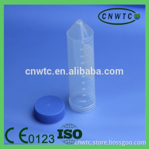 50ml freestanding plastic centrifuge tube